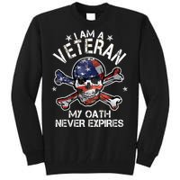 I Am A Veteran My Oath Never Expires Tall Sweatshirt