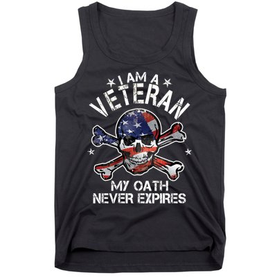 I Am A Veteran My Oath Never Expires Tank Top