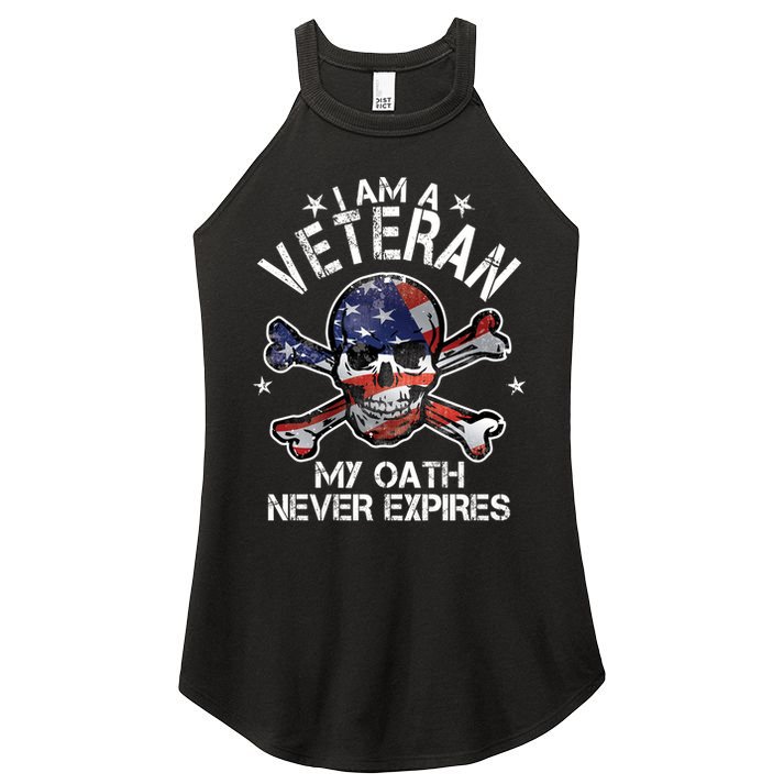 I Am A Veteran My Oath Never Expires Women's Perfect Tri Rocker Tank