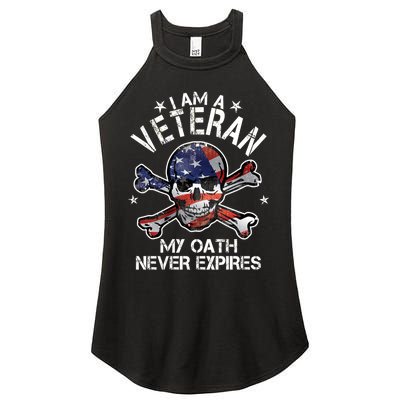 I Am A Veteran My Oath Never Expires Women's Perfect Tri Rocker Tank