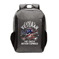 I Am A Veteran My Oath Never Expires Vector Backpack