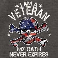 I Am A Veteran My Oath Never Expires Vector Backpack