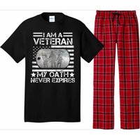 I Am A Veteran My Oath Never Expires Dog Tag Pajama Set