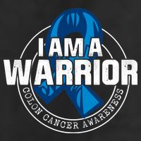 I Am A Warrior Colon Cancer Awareness Cool Comfort Performance Bucket Hat