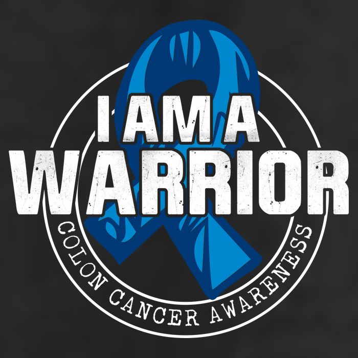 I Am A Warrior Colon Cancer Awareness Cool Comfort Performance Bucket Hat