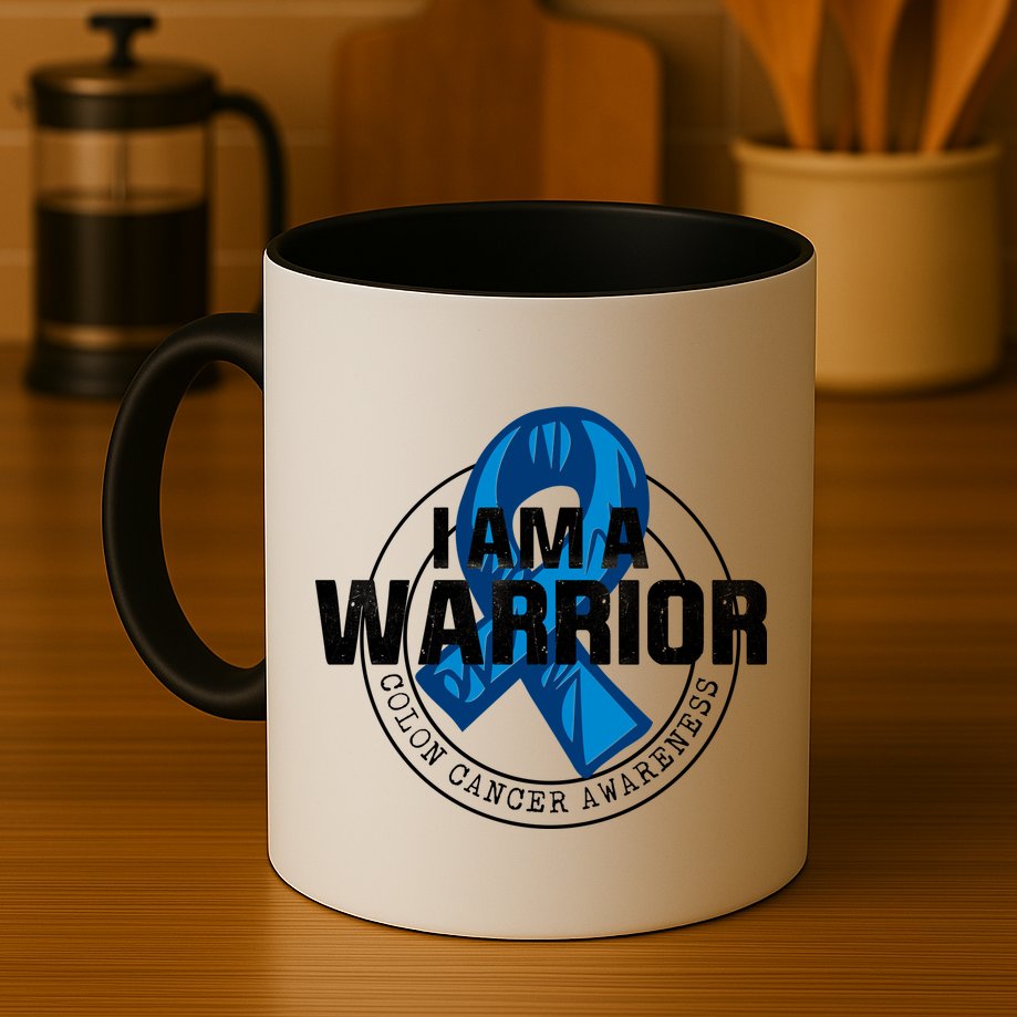 I Am A Warrior Colon Cancer Awareness Mug