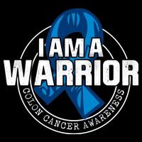 I Am A Warrior Colon Cancer Awareness Toddler T-Shirt