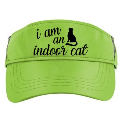 I Am An Indoor Cat Adult Drive Performance Visor