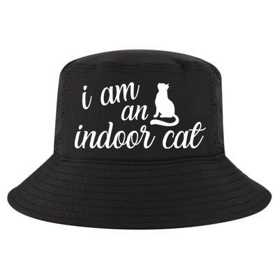 I Am An Indoor Cat Cool Comfort Performance Bucket Hat