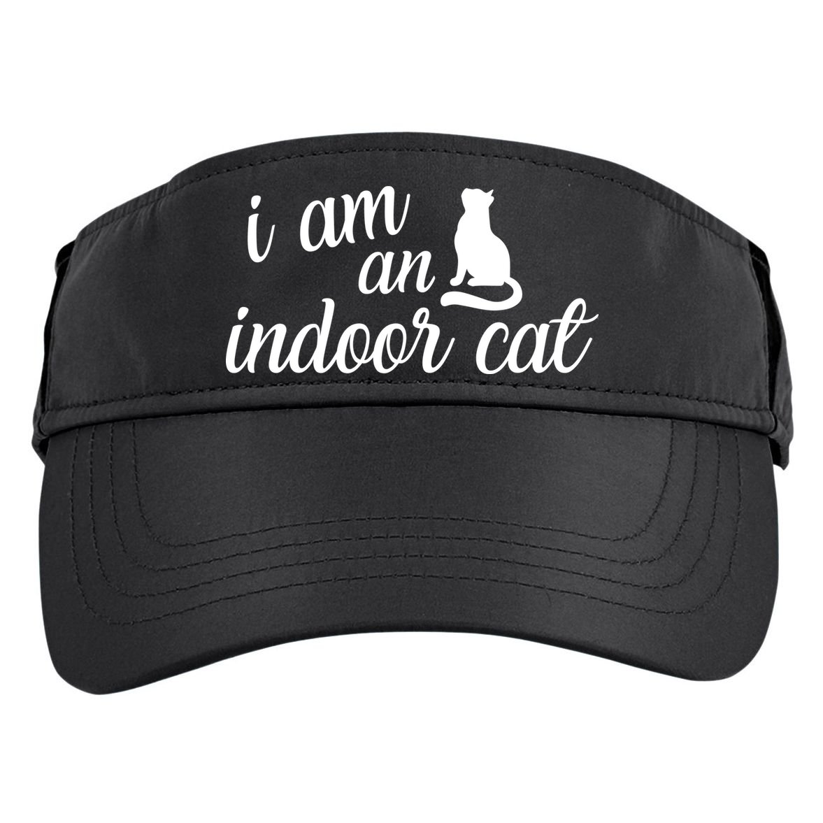 I Am An Indoor Cat Adult Drive Performance Visor