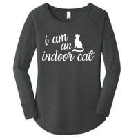 I Am An Indoor Cat Women's Perfect Tri Tunic Long Sleeve Shirt