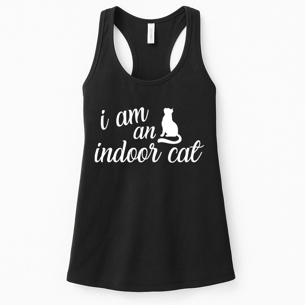 I Am An Indoor Cat Womens Tank Top