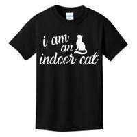 I Am An Indoor Cat Kids T-Shirt