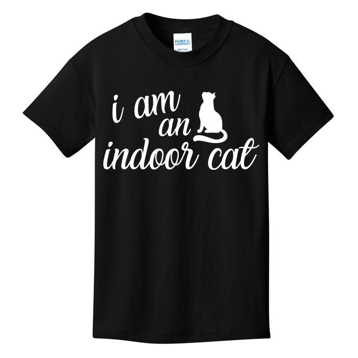 I Am An Indoor Cat Kids T-Shirt