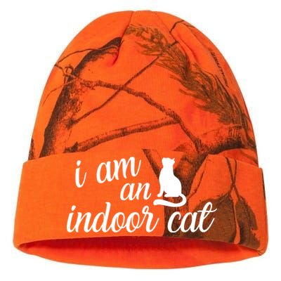 I Am An Indoor Cat Kati Licensed 12" Camo Beanie