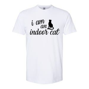 I Am An Indoor Cat Softstyle CVC T-Shirt