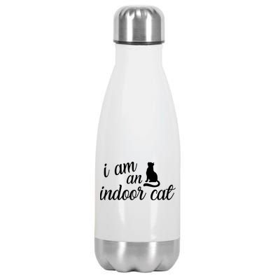 I Am An Indoor Cat Stainless Steel Insulated Water Bottle