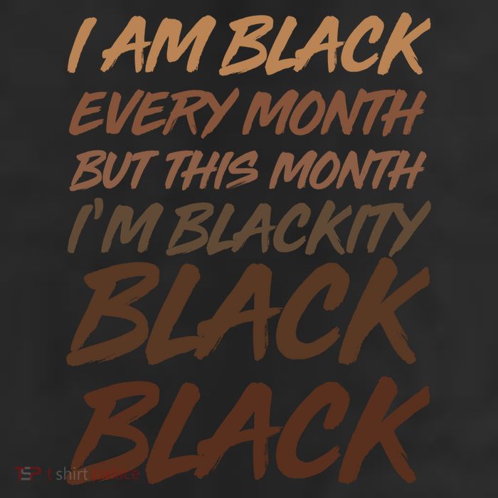 I Am Black Every Month But this Month I'm Blackity Black Black 11oz C Handle Ceramic Mug