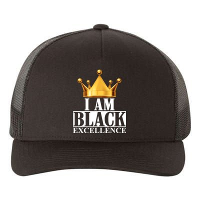 I Am Black Excellence Yupoong Adult 5-Panel Trucker Hat