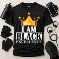 I Am Black Excellence Performance Shirt