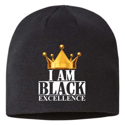 I Am Black Excellence Sustainable Beanie