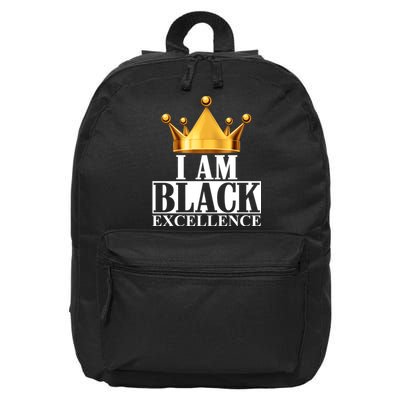 I Am Black Excellence 16 in Basic Backpack