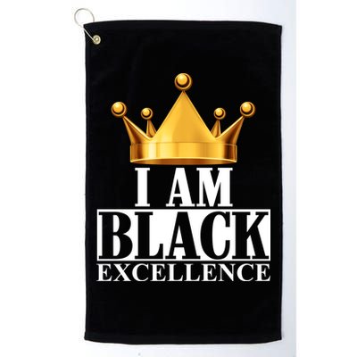 I Am Black Excellence Golf Towel