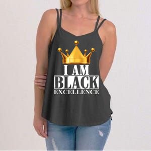 I Am Black Excellence Women's Strappy Tank