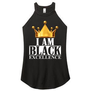 I Am Black Excellence Women's Perfect Tri Rocker Tank