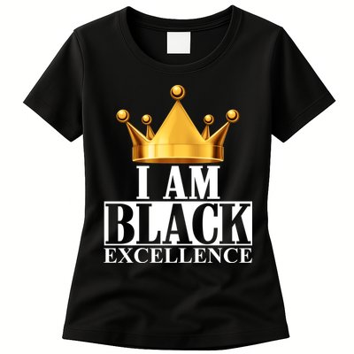 I Am Black Excellence Womens T-Shirt