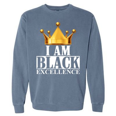 I Am Black Excellence Garment-Dyed Sweatshirt