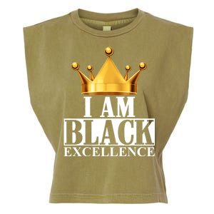 I Am Black Excellence Garment-Dyed Women's Muscle Tee