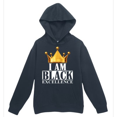 I Am Black Excellence Urban Pullover Hoodie