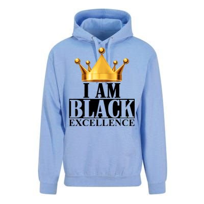 I Am Black Excellence Unisex Surf Hoodie