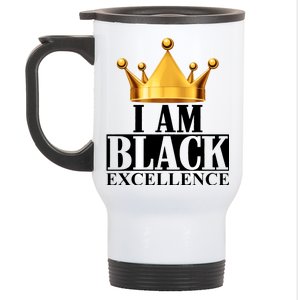 I Am Black Excellence Stainless Steel Travel Mug