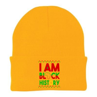 I Am Black History Knit Cap Winter Beanie