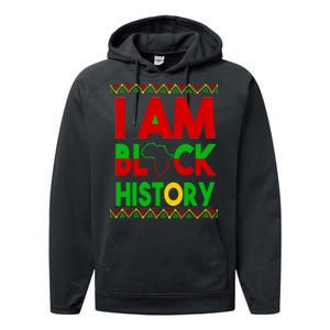 I Am Black History Performance Fleece Hoodie