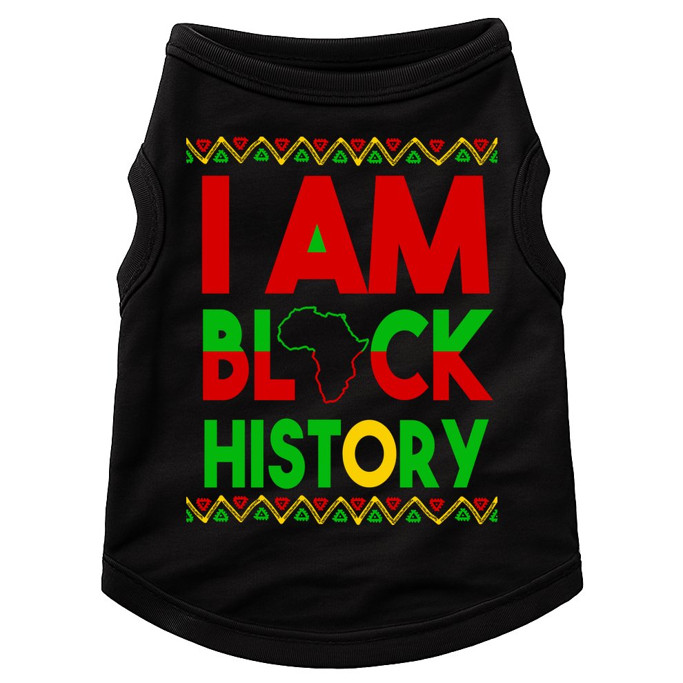 I Am Black History Doggie Tank