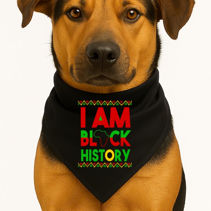 I Am Black History USA-Made Doggie Bandana