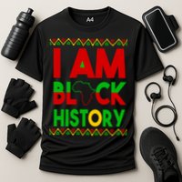 I Am Black History Cooling Performance Crew T-Shirt