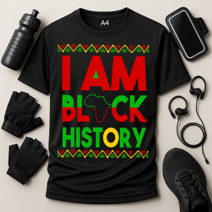 I Am Black History Cooling Performance Crew T-Shirt