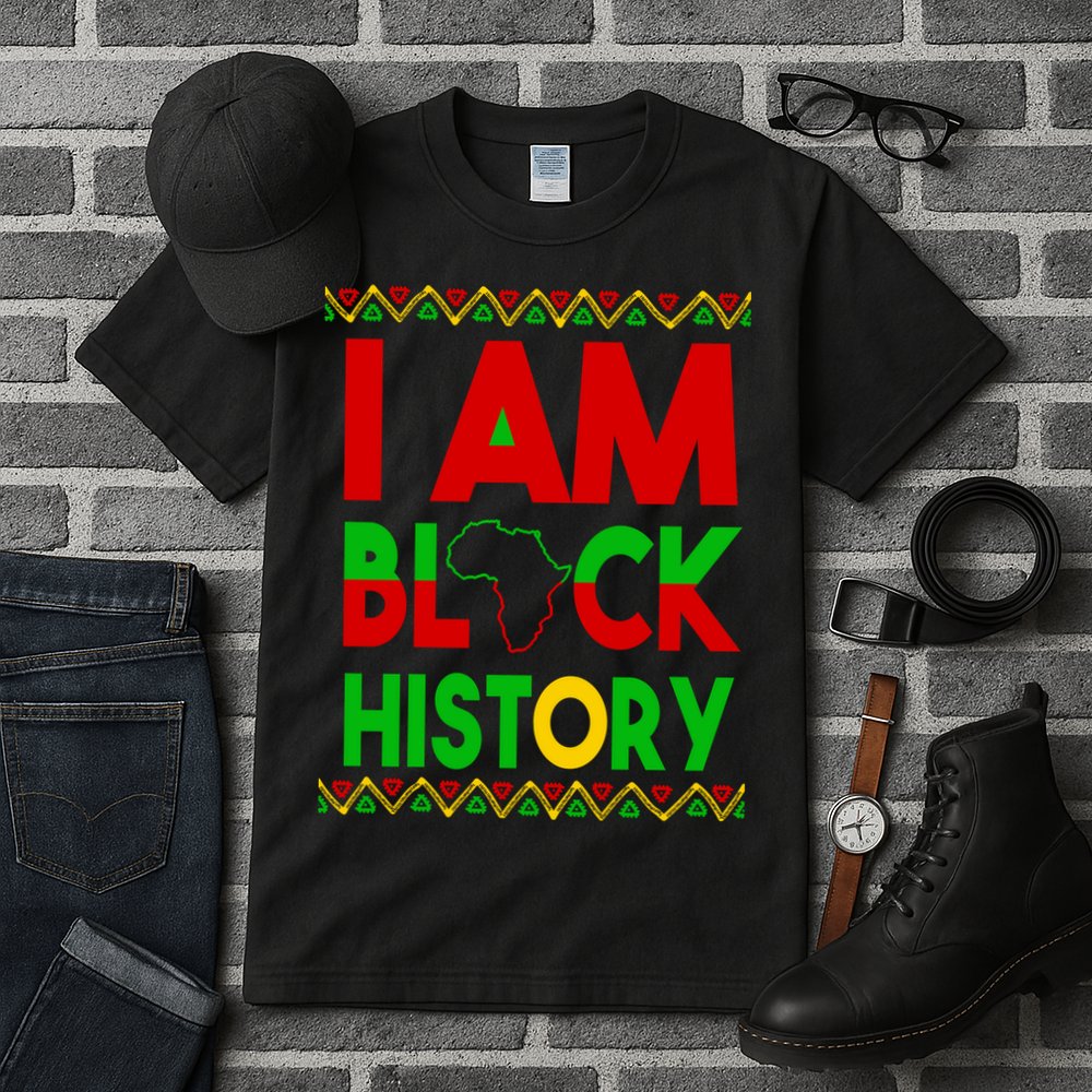 I Am Black History Tall T-Shirt