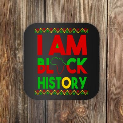 I Am Black History Coaster