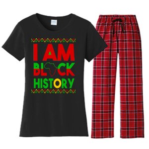 I Am Black History Women's Flannel Pajama Set