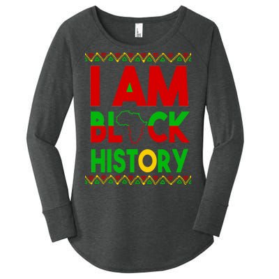 I Am Black History Women's Perfect Tri Tunic Long Sleeve Shirt