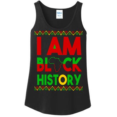 I Am Black History Ladies Essential Tank