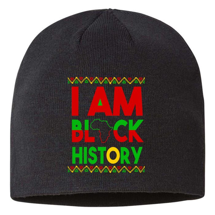 I Am Black History Sustainable Beanie