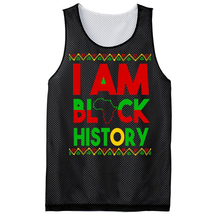 I Am Black History Mesh Reversible Basketball Jersey Tank