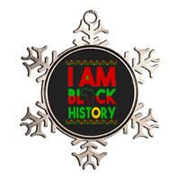 I Am Black History Metallic Star Ornament