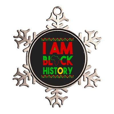 I Am Black History Metallic Star Ornament